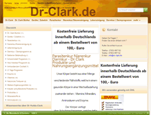 Tablet Screenshot of dr-clark.de